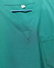 瀚会纯棉洗手衣女衣服刷手服长袖男医生洗手服口腔手术工作服短袖牙科 男款绿色短袖【京仓发】 2XL （女160斤内，男200斤内） 实拍图