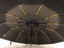 108骨雨伞自动男女折叠加大太阳伞晴雨两用伞防晒防紫外线遮阳伞 全自动【60根双龙骨晴雨伞】藏青 实拍图