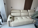 卡尔适现代简约真皮沙发2025新款超大坐深高靠背调节意式极简沙发花弄影 【云端舒适坐感】2.8米多人位 【S级头层黄牛皮】全真皮版 实拍图