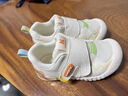 卡特兔宝宝学步鞋秋冬宝宝棉鞋男童加绒二棉童鞋1-3岁软底机能鞋小K盾 白黄-网面 27 内长16.5cm 脚长15.6-16.2 实拍图