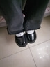 G.duck小黄鸭女童小皮鞋2024春秋新款黑色玛丽珍鞋鞋子演出鞋儿童公主鞋 黑色 （脚长加1cm下单哦） 34 （内长20.8cm） 实拍图