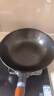 Rovinj日本进口超轻纯铁锅炒菜锅家用无涂层老式圆底炒锅不粘锅燃气灶锅 33cm[已开锅带盖]圆底炒锅 33cm 实拍图