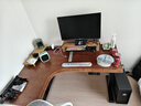 苏木源全实木转角电动智能升降桌拐角书桌电脑桌L型办公桌子写字台插排 【左转角】升级三节升降-胡桃色 长140cm*宽110cm【升级双横梁】 实拍图