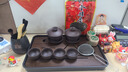 紫砂茶具整套功夫茶具套装家用简约盖碗茶杯泡茶器 紫砂盖碗两杯 实拍图