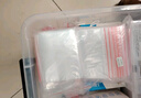 工百利 6号自封袋 留样袋塑料袋密封袋食品级样品袋封口袋加厚实验室包装袋 12*17cm红边10丝厚/500只 实拍图