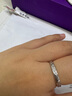 中国黄金（CHINA GOLD）S999银爱你如初情侣戒指男女一对活口对戒情人节618生日礼物女生 京速达*爱你如初戒指【情侣一对】 实拍图