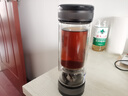 茶之恋茶水分离杯双层玻璃茶杯便携家用办公商务送礼杯红茶杯送老师礼物 枪灰色 实拍图