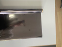 晴画玻璃膜窗户贴纸隔热防晒不透光贴膜防窥玻璃贴纸 黑银50*200cm 实拍图