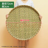 极景竹簸箕筛子 竹青款72cm 竹制品家用圆簸箕竹匾晾晒绘画装饰道具 实拍图