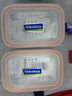 Glasslock韩国进口钢化玻璃保鲜盒饭盒微波炉套装便当盒食品储物盒 长方400ml*2+红色抽绳包 实拍图
