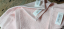 素色纯棉100%小方巾儿童毛巾婴儿口水巾柔软吸水洗脸手帕幼儿园 25*25cm 5条装 粉色 实拍图