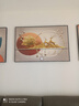 Sixpoetry 客厅装饰画现代简约沙发背景墙壁画轻奢三联晶瓷画大气高档挂画 福禄生机（铝合金外框） 镶钻画左右60*80+中间120*80亮面 实拍图
