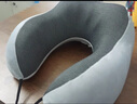 Jidaocooku型枕头午休办公室午睡u形颈椎护枕头汽车高铁飞机旅行脖枕 珐琅灰-记忆棉 磁石布料环绕支撑舒适透气 实拍图