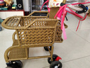 恩曜藤椅婴儿推车可坐可躺仿藤车宝宝夏天夏季超轻便竹藤婴儿童小推车 升级粉【可坐躺可站立】 实拍图