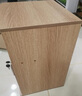 宜造（YIZAO）文件柜办公室带锁抽屉柜移动柜子收纳桌下储物柜木质矮柜小柜子 【三抽滑轮款】田园橡木色37cm 实拍图