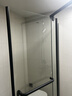 箭牌（ARROW） 淋浴房黑色钻石型浴室干湿分离不锈钢玻璃隔断家用玻璃门平开门 [极窄] 950*950 内外双开【1899】 实拍图
