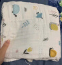 十月结晶婴儿浴巾纯棉纱布浴巾柔软吸水披风宝宝大毛巾 蜗牛动物110*110 实拍图