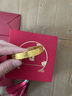 福凰珠宝古法錾刻黄金包银吉言多宝实心开口镯子招财猫印花手镯节日送礼物 包金2克总重约48克-吉言金手镯 实拍图