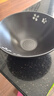 悠瓷（youcci）格调8英寸创意日式拉面碗和风餐具陶瓷碗家用大号吃面碗黑色汤碗 8英寸螺纹碗-樱花烙 实拍图
