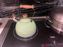 苏泊尔SUPOR 鸣笛不锈钢开水壶 复合底燃气烧水壶 2.5L绿色ES25TS01-G 实拍图