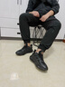 森马男鞋2025夏季新款休闲百搭老爹鞋男士跑步运动鞋子青少年轻便软底 黑金单鞋 44 实拍图