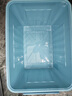 【SPACEXPERT同厂】带轮收纳箱特大号储物箱书箱玩具整理用品 【蓝色60L】56*40*36cm 带轮 实拍图