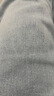 畅登美式春夏原宿风松紧腰抽绳牛仔裤男士直筒宽松潮牌ins高街阔腿裤 浅蓝色【277款】 M 实拍图