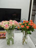 芊芊细语斗南基地直批发玫瑰鲜花全国速递配送女友礼物家用水养插花家庭 橙色多头泡泡玫瑰5支 实拍图