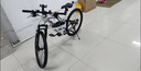凤凰（Phoenix）上海凤凰软尾山地车自行车学生公路男变速双减震越野青少年赛车 钢架/辐条石灰白【双减震/全轴承】 26寸30速【适合身高158-188cm】 实拍图