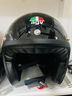 AGV X70头盔摩托车机车复古男女骑行3/4盔四季通用电动车安全帽 BLACK L（适合58-59头围） 实拍图