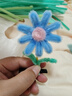 彩色毛根手工编织马卡龙色扭扭棒幼儿园手工diy儿童制作毛绒条幼教手工课材料编织花朵小动物多彩扭扭棒 马卡龙混色100根/捆 实拍图