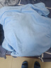 毛毯牛奶绒空调毯床单绒毯冬季加厚法兰绒沙发毯办公室午睡盖毯子 天蓝色-牛奶绒 150x200cm【单人毯】 实拍图