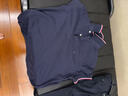 Tommy Hilfiger25春夏新款男透气珠地网眼通勤修身短袖T恤/镶边翻领POLO衫 【修身款】深海藏青CJM M （推荐：130-140斤） 实拍图