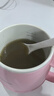 mokkom磨客养生壶 热牛奶杯 办公静音养生杯0.5L 煮茶花茶银耳 热牛奶神器烧水壶办公室烧水杯 热奶杯 猪猪粉 0.5L （配304不锈钢茶滤，送勺子） 实拍图