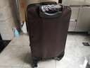 竹貂行李箱耐磨牛津布28英寸大容量男拉杆箱女万向轮旅行箱密码箱皮箱 咖啡色-耐磨牛津布 24英寸 【黄金尺寸，店长推荐】 实拍图