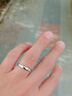 mini&yaya足银戒指男士嘻哈潮流单身尾戒男生生日情人节礼物送男友老公 万人选择*简约男戒 实拍图