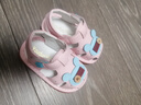 G.duck小黄鸭夏季男女宝宝软底学步鞋凉鞋0-1-2岁半叫叫鞋防滑婴儿凉鞋 粉色-叫叫鞋 17码 内长12.5厘米 实拍图