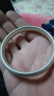唯一（Winy）银手镯女纯足银9999镯子银饰素圈时尚妈妈款生日礼物 晒单实拍图