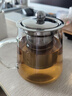天喜（TIANXI）玻璃泡茶壶茶水分离耐高温加厚茶具家用水壶单壶喝水茶壶 【三角壶】 550ml 实拍图