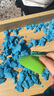 太空沙（SPACE SAND）彩沙玩沙玩具沙安全无毒沙子800g补充装蓝色六一儿童节礼物 实拍图