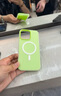 梵皓伊简约磨砂肤感液态果冻适用iPhone16Promax手机壳小众磁吸苹果15Pro全包硅胶14/13防摔保护套男女款 液态果冻【绿色-磁吸款】二合一防摔防滑 IPhone16Promax 实拍图