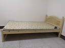 乌林府实木床1.5米现代简约欧式双人床主卧1.8家用经济出租房木床单人床 【原木色】实木床 1200mm*2000mm 实拍图