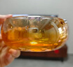 宫薰 透明水晶烟灰缸玻璃轻奢办公室酒店ktv烟灰缸 琥珀烟灰缸13cm 实拍图