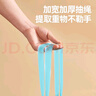 ecoco抽绳垃圾袋黑色45*50cm75只单面1丝7-12L家用手提式塑料袋E24255 实拍图