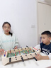 贝趣儿童桌上足球桌游桌面足球对战台迷你冰球壶球飞行棋游戏桌玩具 52CM【单功能】六杆足球桌 男孩女孩生日圣诞节新年礼物 实拍图