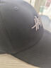 千牧朗帽子男女韩版时尚棒球帽软顶帅气显脸小防晒鸭舌帽户外休闲遮阳帽 黑色 实拍图