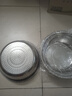 不锈钢沥水篮洗菜篮子洗米筛厨房家用沥水漏盆淘米盆子食品级 28CM加高沥水盆两个装 实拍图