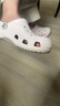 卡骆驰crocs七夕礼物洞洞鞋贝雅男鞋女鞋轻便耐磨一脚蹬拖鞋休闲鞋|10126 裸粉-6PI 40 (250mm) 实拍图