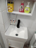 质享摩恩迷你浴室柜组合小户型洗脸盆套装挂墙式卫生间洗漱阳台窄洗手盆 白色吊柜尺寸40cm*30 配开门镜柜 实拍图