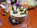 元祖（GANSO）6号中华熊猫鲜奶蛋糕500g 网红儿童生日蛋糕同城配送 动物奶油 实拍图